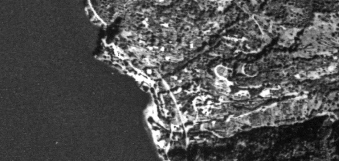 Luftbild Colmegna 1954