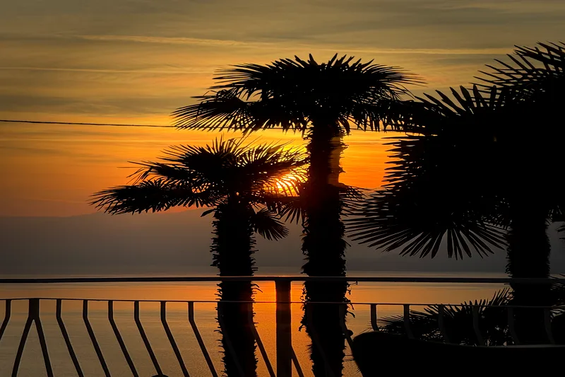 Sonnenuntergang Lago Maggiore Colmegna