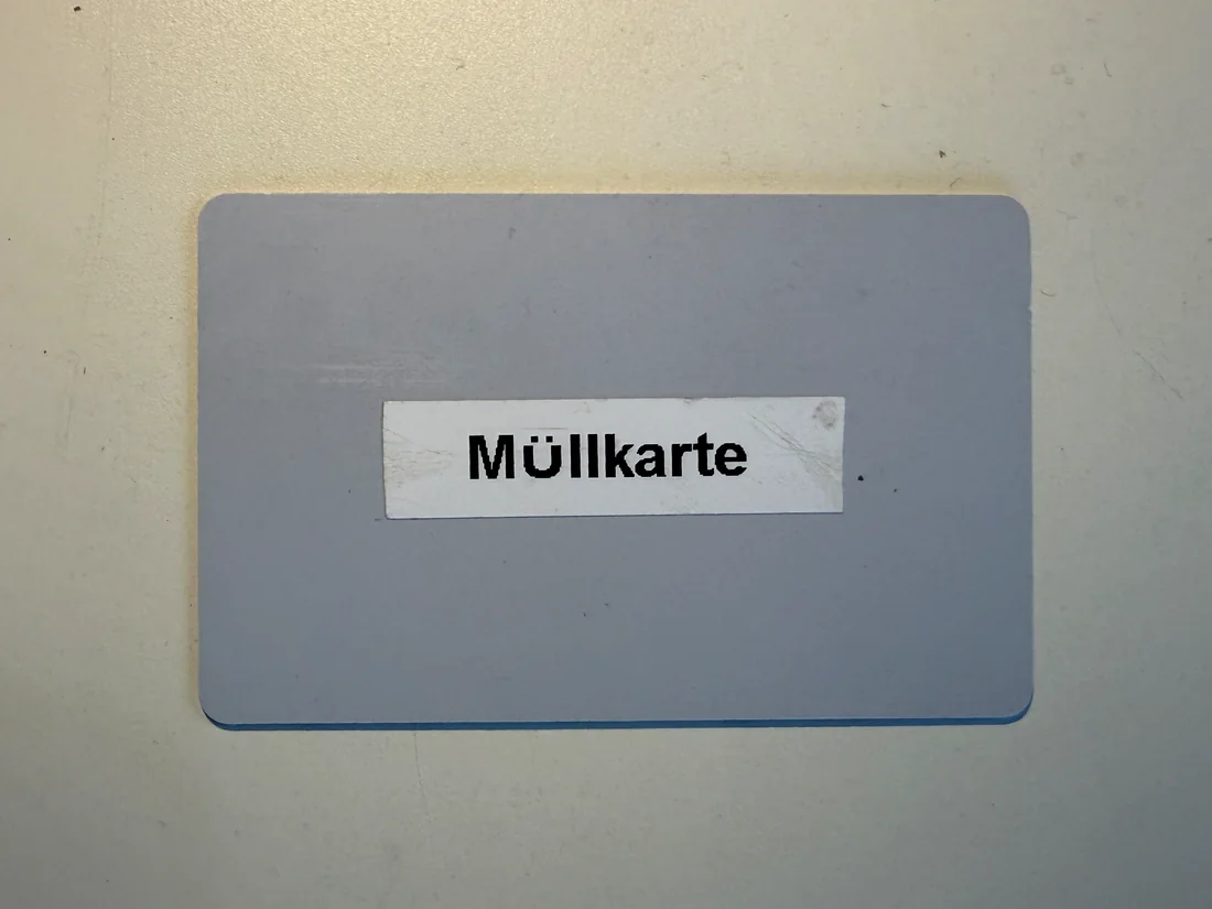 Müllkarte für die Ecoisola Colmegna
